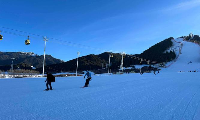Xinjiang ski scene 1751