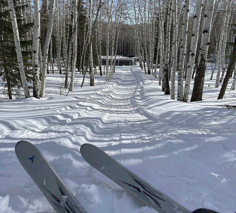 Deep powder snowboarding in Xinjiang's mountains
