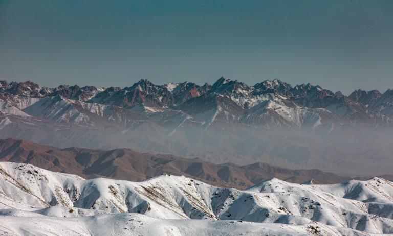 Atushi Pamir foothills winter