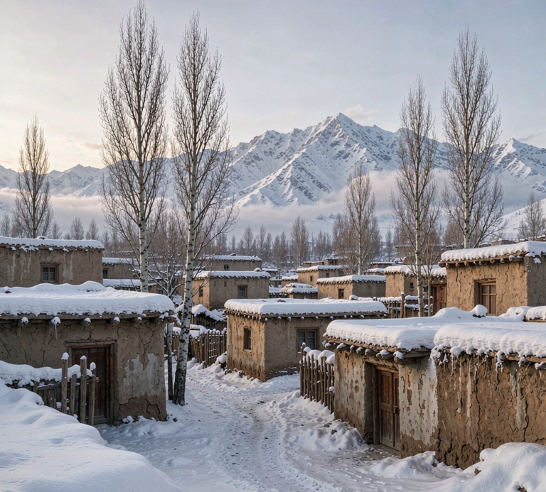 Xinjiang winter scene 7