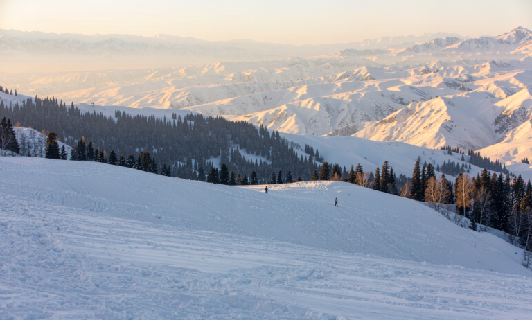Nalati grassland in Xinjiang winter