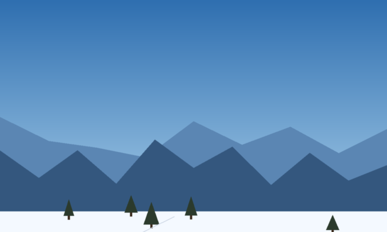 Xinjiang ski winter scene 2