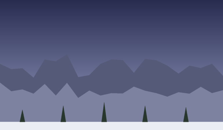 Indigo night ski resort lights