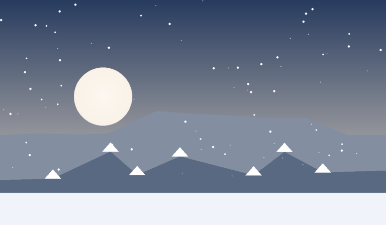 Altay powder field at first light